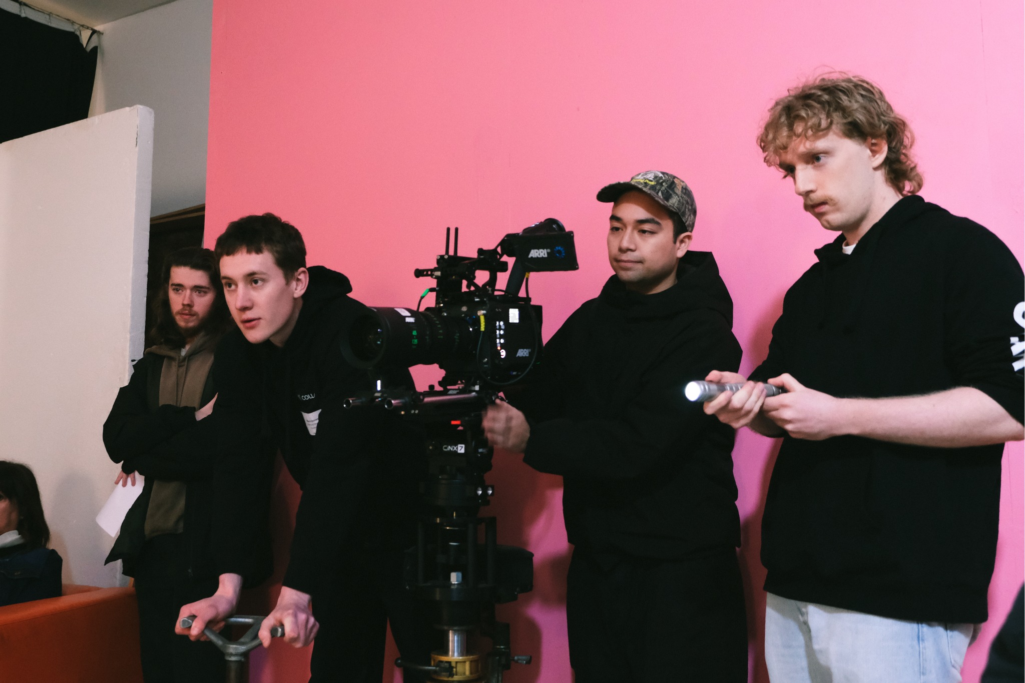 Collarts screen and media students producing and directing their film