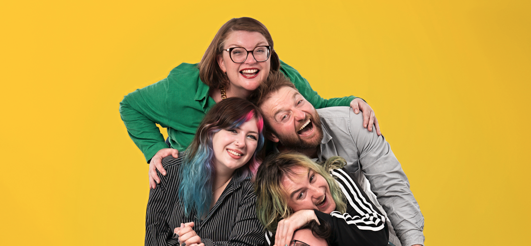 Collarts Comedy students promo shoot for their performances at the Melbourne International Comedy Festival