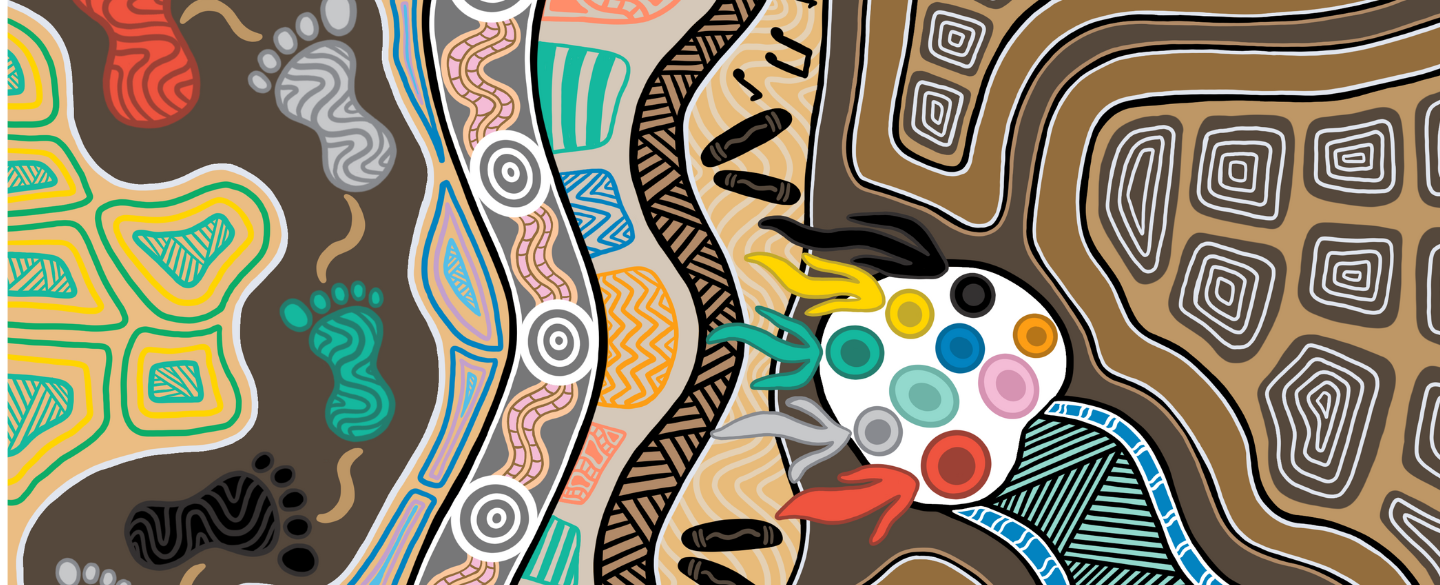 Indigenous Australian artwork by Nakia Cadd