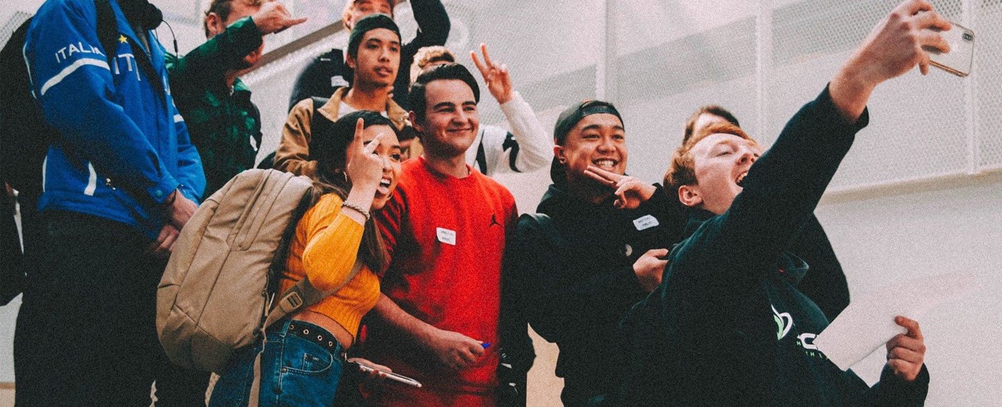 Collarts students loving life.