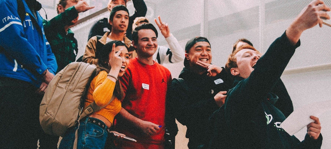 Collarts students loving life.